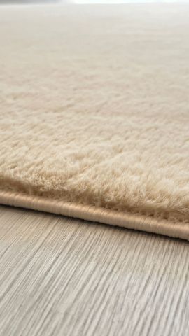 Krem/Bej Rengi Yumuşak Yüzeyli Puffy Kilim