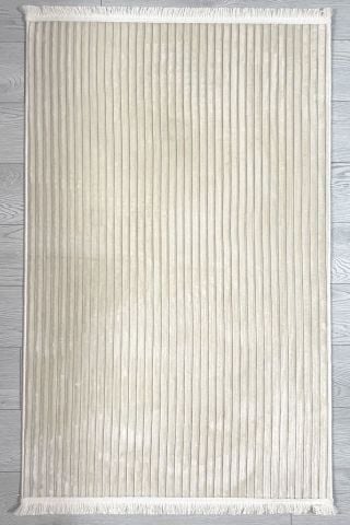 Bej Rengi Yumuşak Yüzeyli Line Kilim