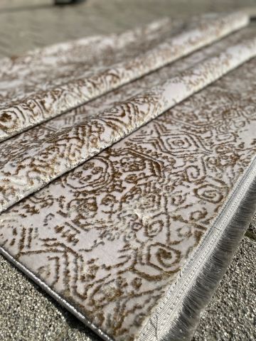 Kahverengili  Modern Desen Milano Kilim