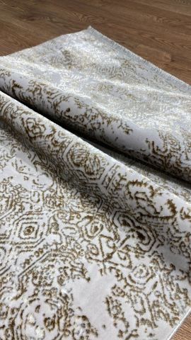 Kahverengili  Modern Desen Milano Kilim