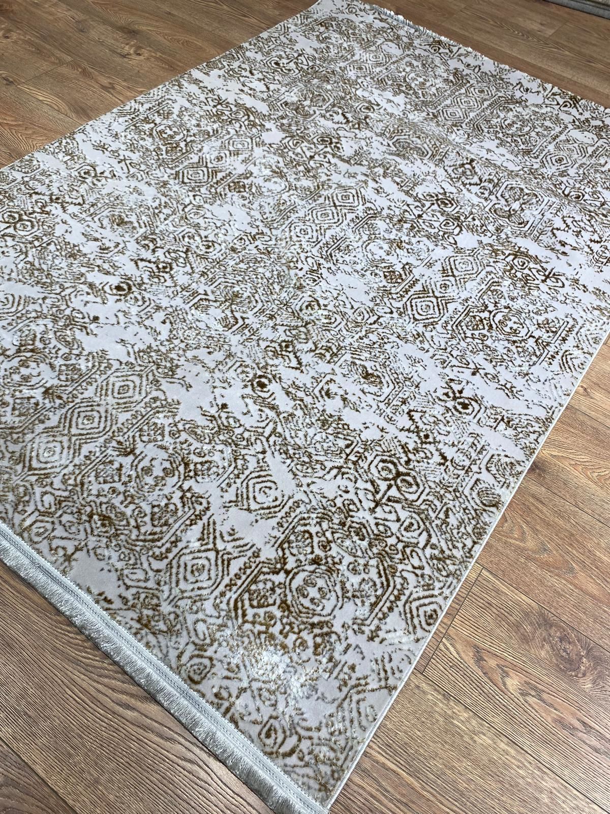 Kahverengili  Modern Desen Milano Kilim